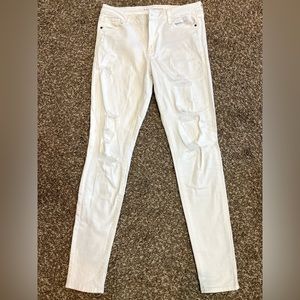 Old Navy Rockstar High Rise ripped skinny jeans